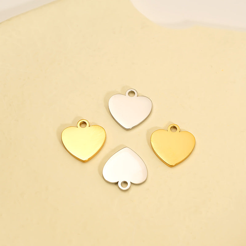 Heart Shape Jewelry Accessories In Steel Color, Stylish And Durable Design