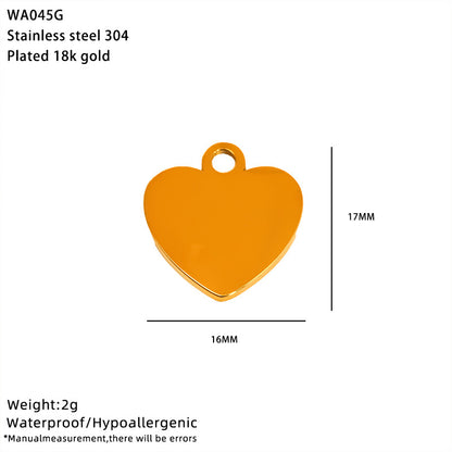 Heart Shape Jewelry Accessories In Steel Color, Stylish And Durable Design