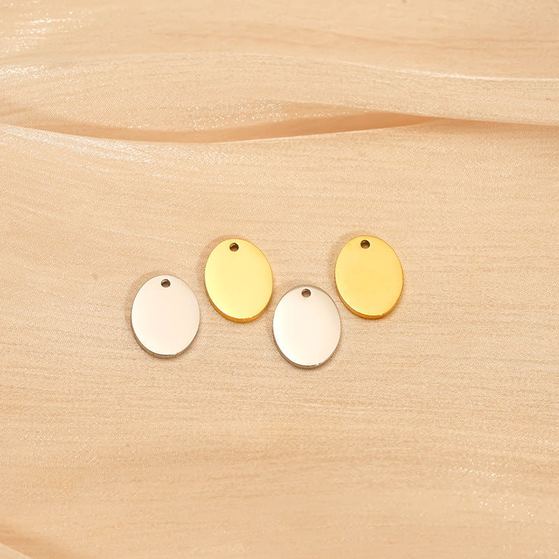Golden Jewelry Accessories Made Of Durable Titanium Steel For Stylish And Long-Lasting Wear