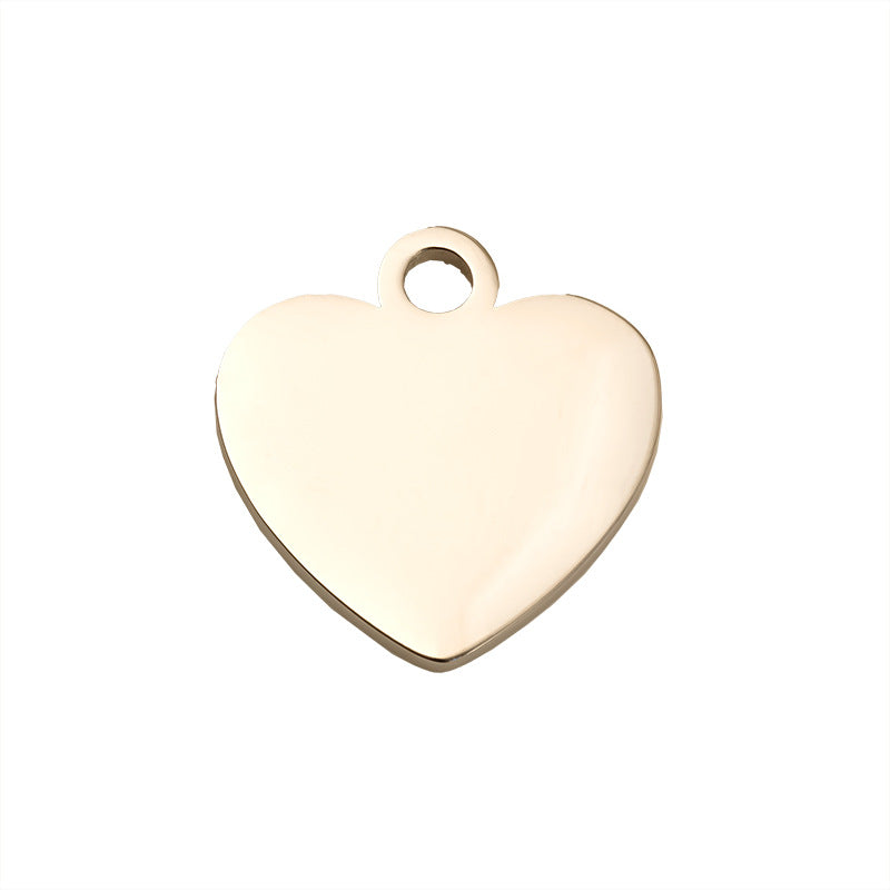 Heart Shape Jewelry Accessories In Steel Color, Stylish And Durable Design