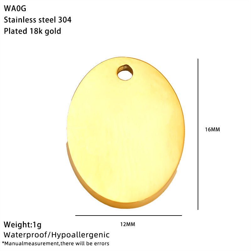 Golden Jewelry Accessories Made Of Durable Titanium Steel For Stylish And Long-Lasting Wear