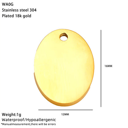 Golden Jewelry Accessories Made Of Durable Titanium Steel For Stylish And Long-Lasting Wear