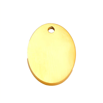 Golden Jewelry Accessories Made Of Durable Titanium Steel For Stylish And Long-Lasting Wear