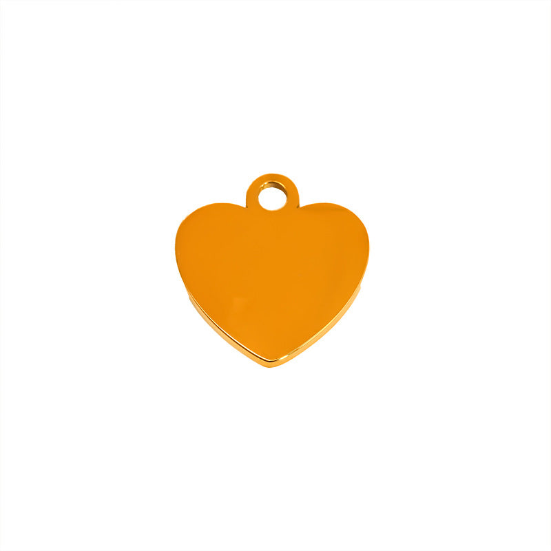 Heart Shape Jewelry Accessories In Steel Color, Stylish And Durable Design