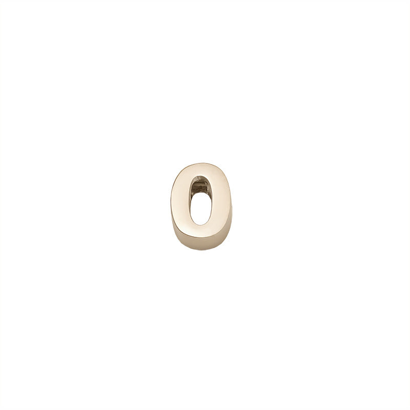 Steel Color Number Pendant Jewelry Accessory, 1 Piece