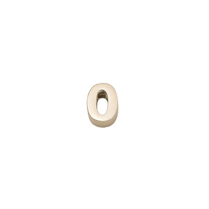 Steel Color Number Pendant Jewelry Accessory, 1 Piece