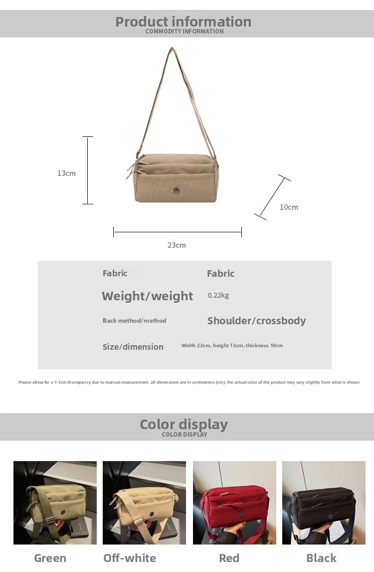 Square Polyester Shoulder Bag For Women, Stylish And Durable Design