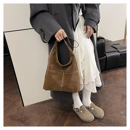 Square Flannel Tote Bag For Women, Stylish And Durable Shoulder Bag