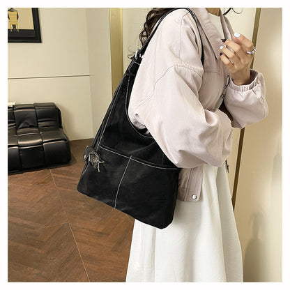 Square Flannel Tote Bag For Women, Stylish And Durable Shoulder Bag
