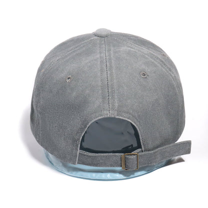 Wide Brim Baseball Cap With Printing Craft In Polyester Material, Available In Khaki For Spring & Summer