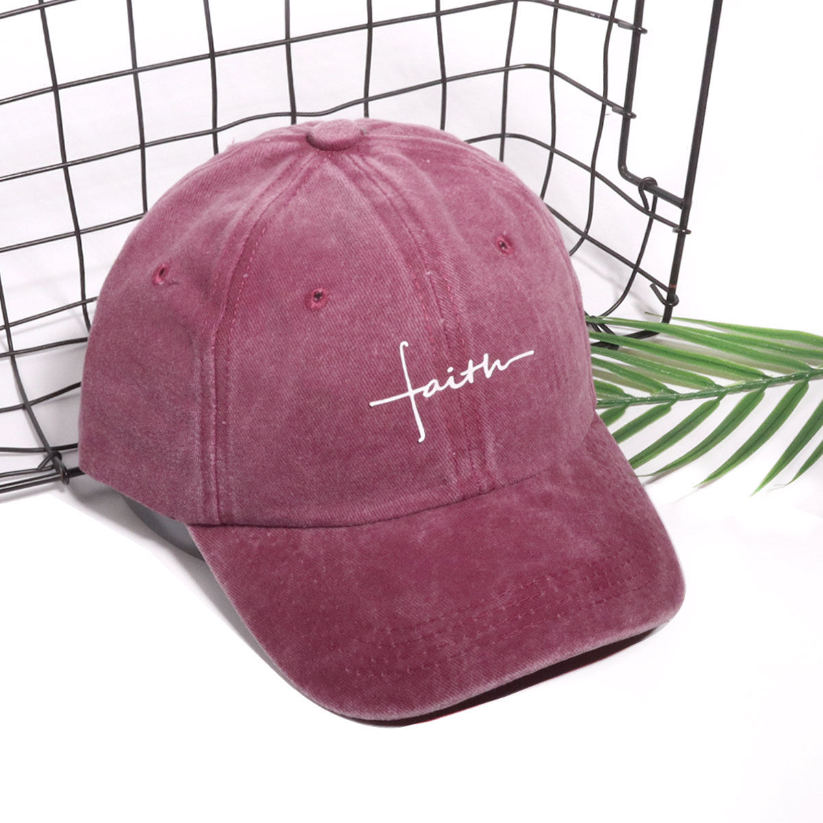 Wide Brim Baseball Cap With Printing Craft In Polyester Material, Available In Khaki For Spring & Summer