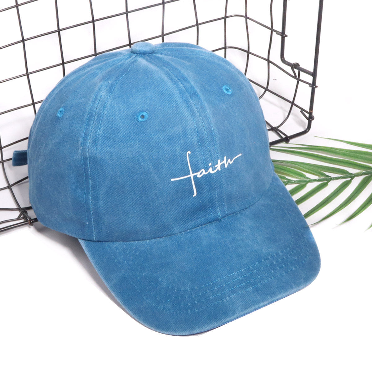 Wide Brim Baseball Cap With Printing Craft In Polyester Material, Available In Khaki For Spring & Summer
