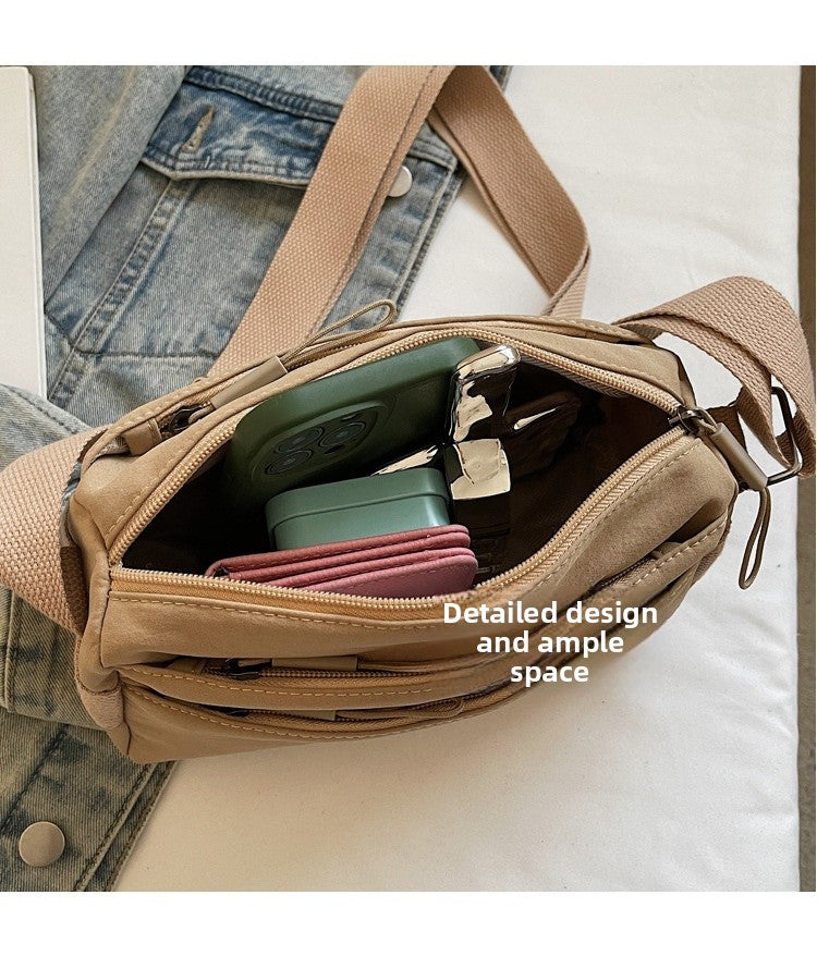 Square Polyester Shoulder Bag For Women, Stylish And Durable Design