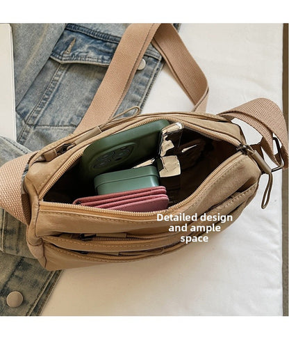Square Polyester Shoulder Bag For Women, Stylish And Durable Design