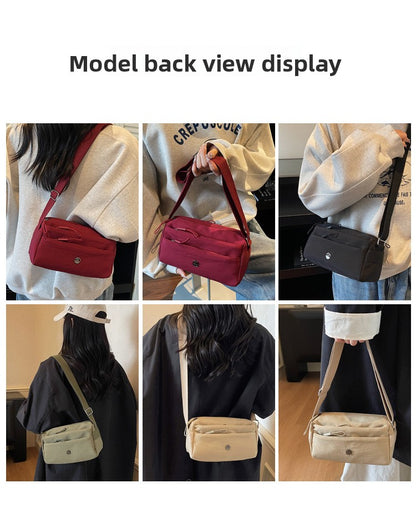 Square Polyester Shoulder Bag For Women, Stylish And Durable Design
