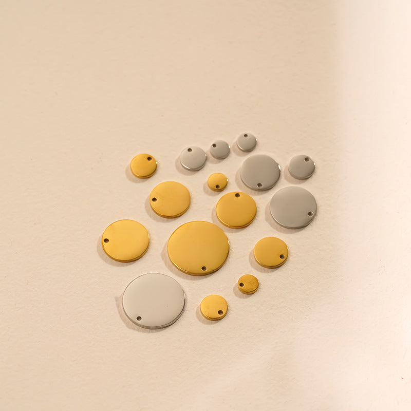 Steel Color Jewelry Accessories Featuring Elegant Circle Pattern For Stylish Wear