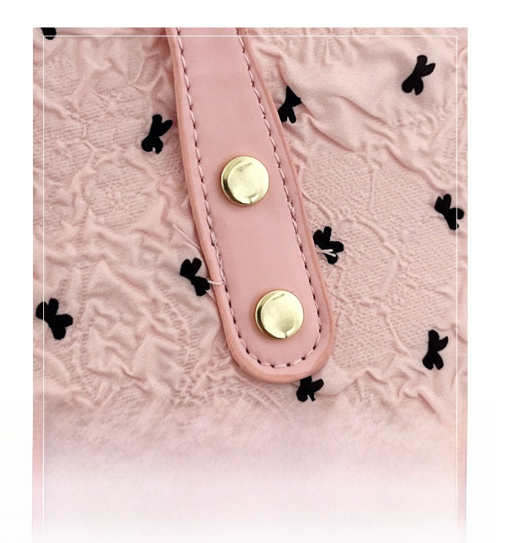 Polyester Bucket Shoulder Bag With Printing Pattern, Stylish And Durable Tote For Women
