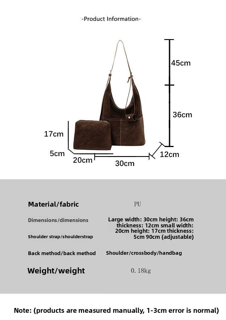 Square Flannel Tote Bag For Women, Stylish And Durable Shoulder Bag