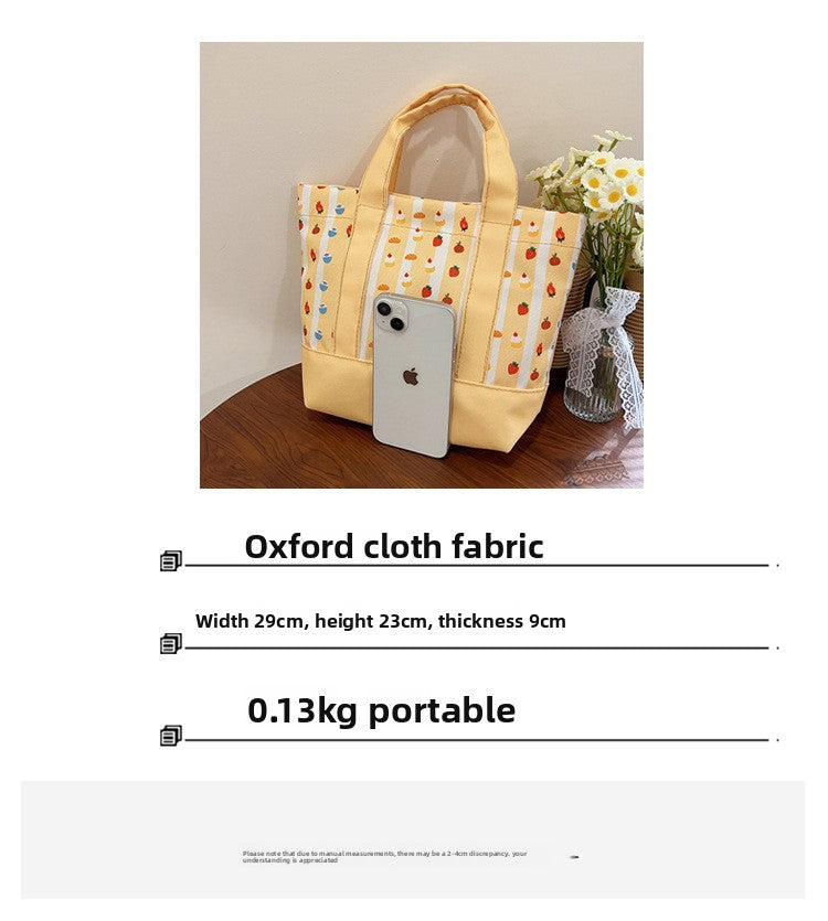 Square Canvas Bag For Women, Stylish And Durable Tote In Classic Design