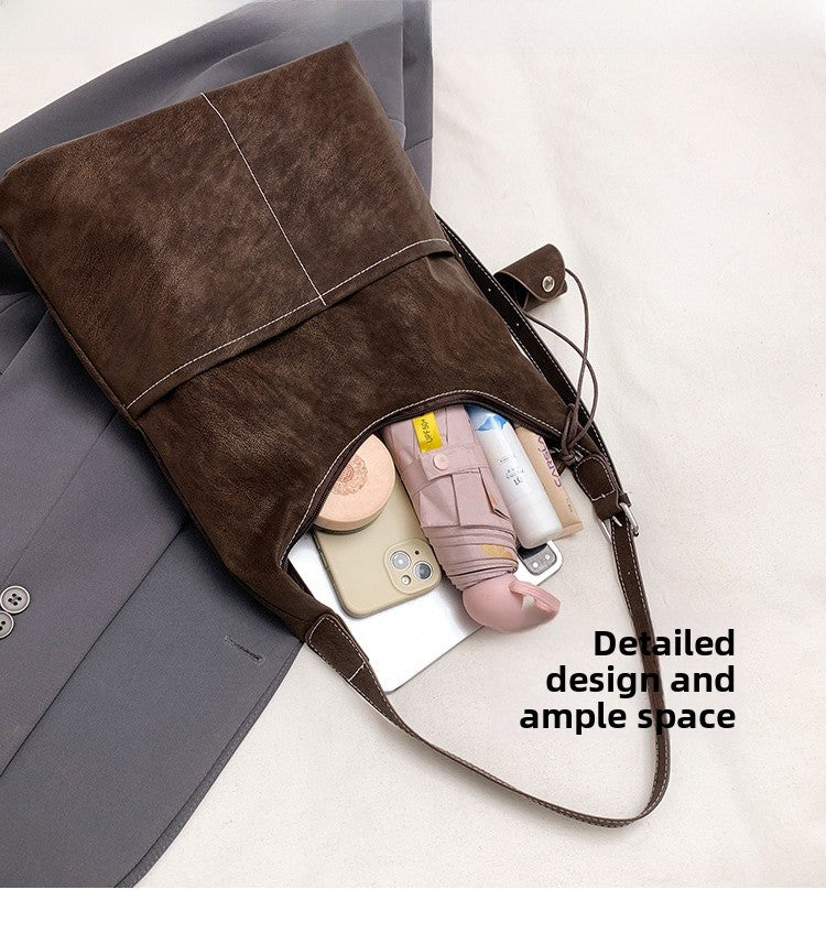 Square Flannel Tote Bag For Women, Stylish And Durable Shoulder Bag