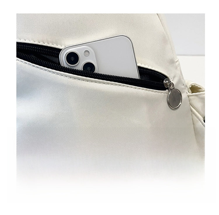Oxford Cloth Fanny Pack For Women In Oval Shape, Stylish Chest And Waist Bag