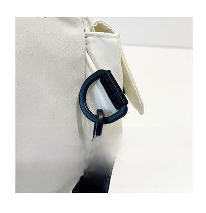 Oxford Cloth Fanny Pack For Women In Oval Shape, Stylish Chest And Waist Bag