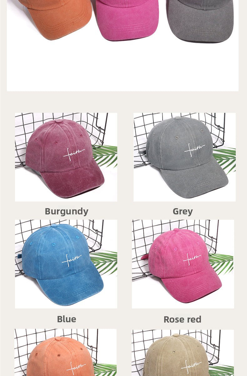 Wide Brim Baseball Cap With Printing Craft In Polyester Material, Available In Khaki For Spring & Summer