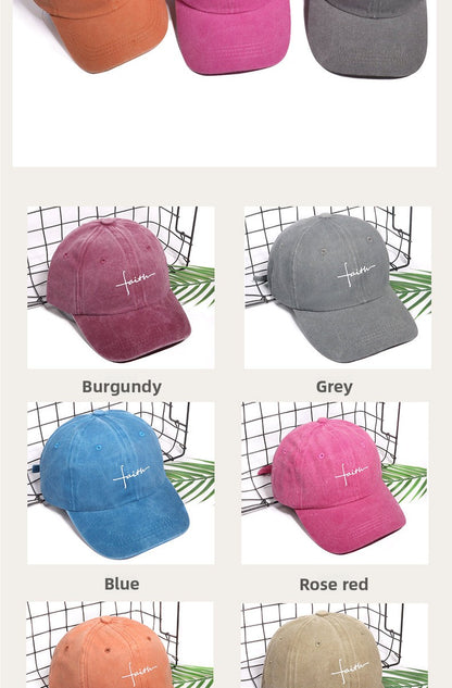 Wide Brim Baseball Cap With Printing Craft In Polyester Material, Available In Khaki For Spring & Summer