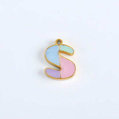 5 PCS/Package 304 Stainless Steel Chain With 18K Real Gold Plated PVD Coating, Sweet Style Unisex Jewelry Making