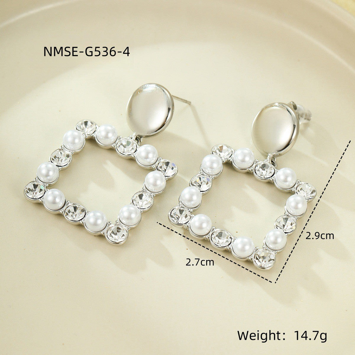 Geometric Earrings For Women Made Of 304 Stainless Steel Featuring Electroplated 18K Real Gold Plated Finish