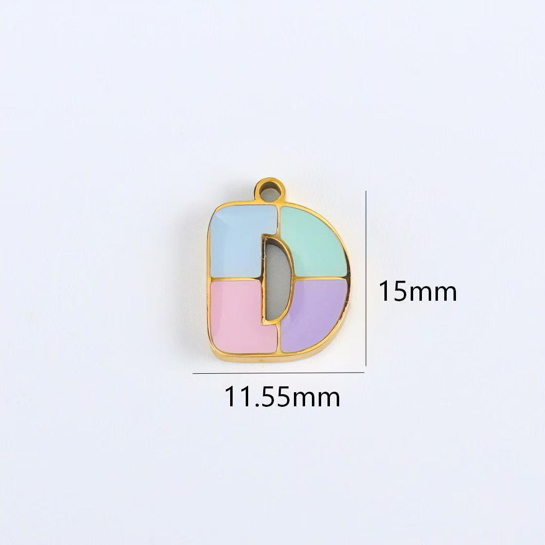 5 PCS/Package 304 Stainless Steel Chain With 18K Real Gold Plated PVD Coating, Sweet Style Unisex Jewelry Making