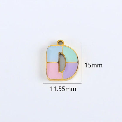 5 PCS/Package 304 Stainless Steel Chain With 18K Real Gold Plated PVD Coating, Sweet Style Unisex Jewelry Making