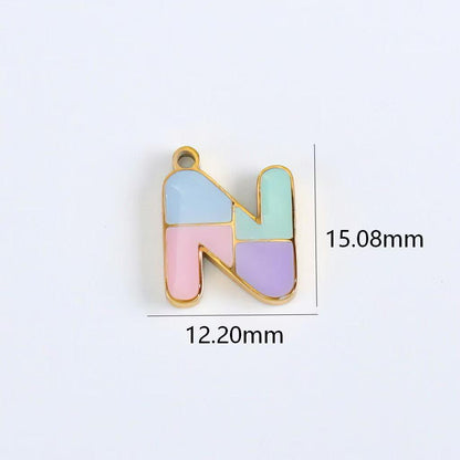5 PCS/Package 304 Stainless Steel Chain With 18K Real Gold Plated PVD Coating, Sweet Style Unisex Jewelry Making