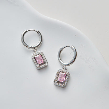 Geometric Earrings For Women Made Of 304 Stainless Steel Featuring Electroplated 18K Real Gold Plated Finish