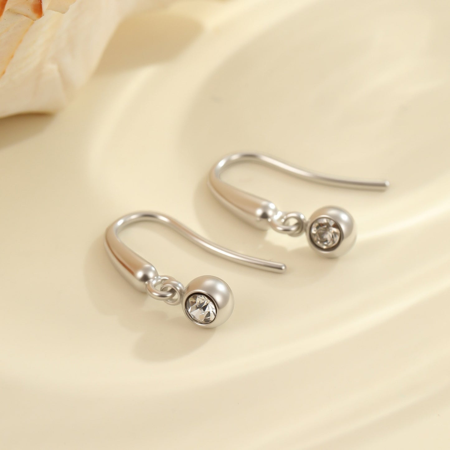 Geometric Earrings For Women Made Of 304 Stainless Steel Featuring Electroplated 18K Real Gold Plated Finish