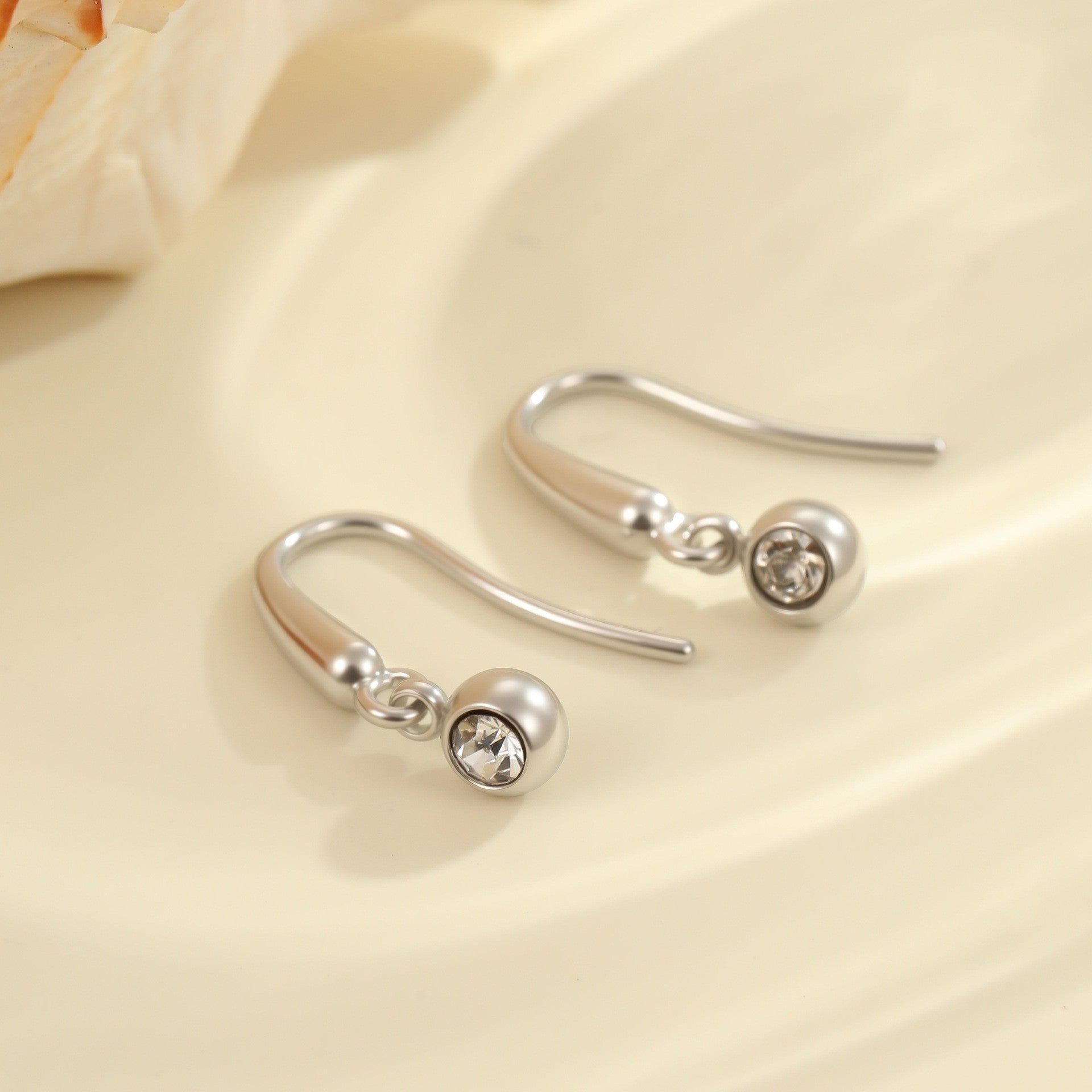 Geometric Earrings For Women Made Of 304 Stainless Steel Featuring Electroplated 18K Real Gold Plated Finish