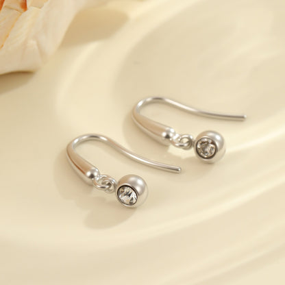 Geometric Earrings For Women Made Of 304 Stainless Steel Featuring Electroplated 18K Real Gold Plated Finish