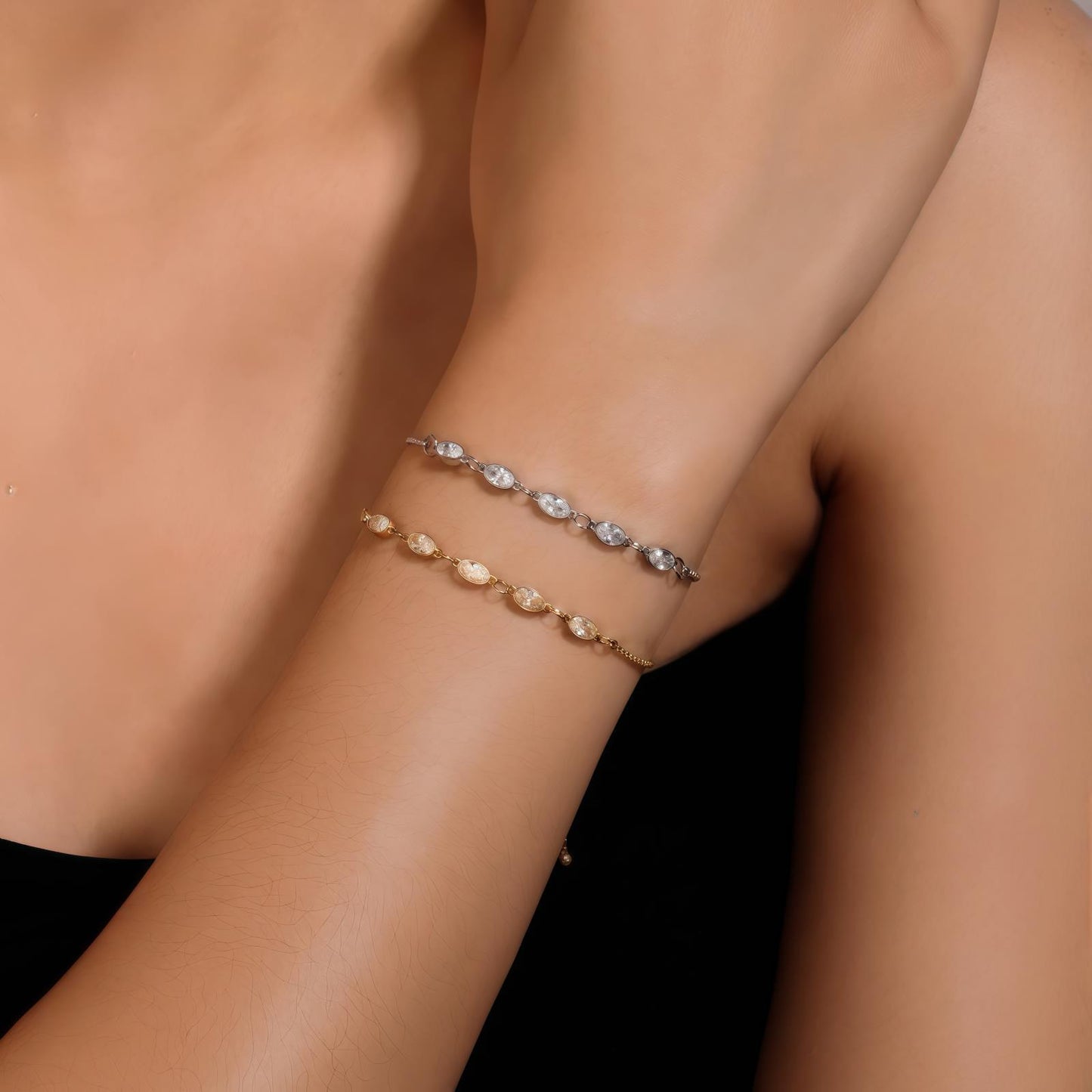 Luxurious Twist Necklace For Unisex Featuring Electroplated Titanium Steel With Zircon Inlay On Twisted Rope Chain