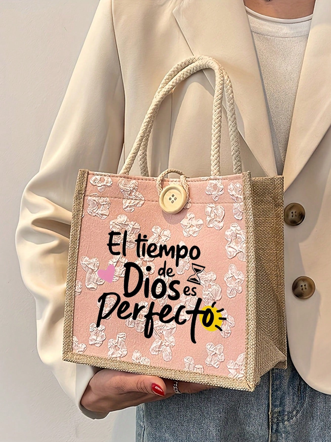 Women’s Square Polyester Shoulder Bag With Top Handle, Suitable For All Seasons