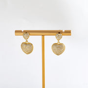 C Earrings (size Approx.: 14.7×24mm)