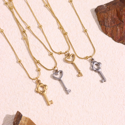 Heart-shaped Collarbone Chain, Fashionable And Durable Stainless Steel Material
