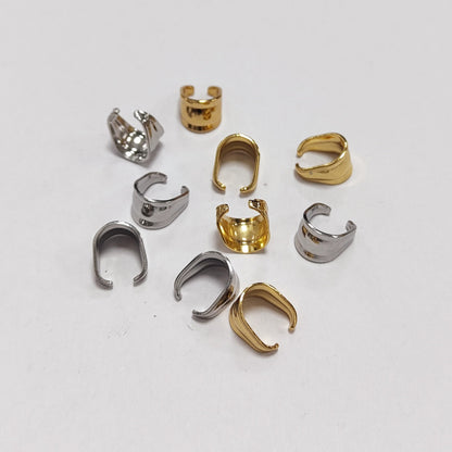Original Design Metal Melon Seed Buckle With Electroplated Steel Color Finish Jewelry Accessory