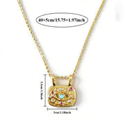 Colored Zircon (O-shaped Chain)