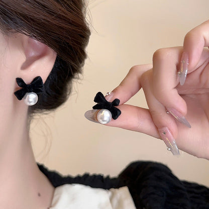 Geometric Tassel Earrings For Women In Electroplated Copper With Zircon Inlay