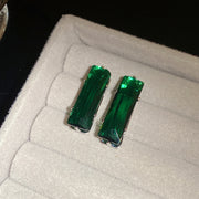 Silver Needle - Eco-friendly - Silver - Green - Rectangular