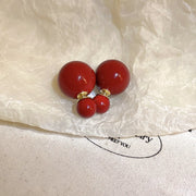22#Steel Needle Pearl Earrings