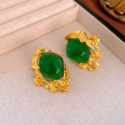21#Silver Needle - Gold - Dark Green