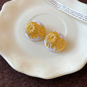 30# Silver Needle-Gold/1.3*1.1cm-White