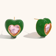 Green ear studs