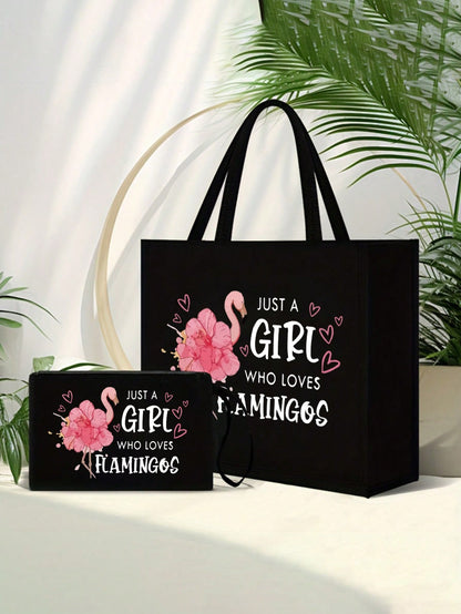 Women’s Square Polyester Cosmetic Bag With Animal Pattern, Suitable For All Seasons